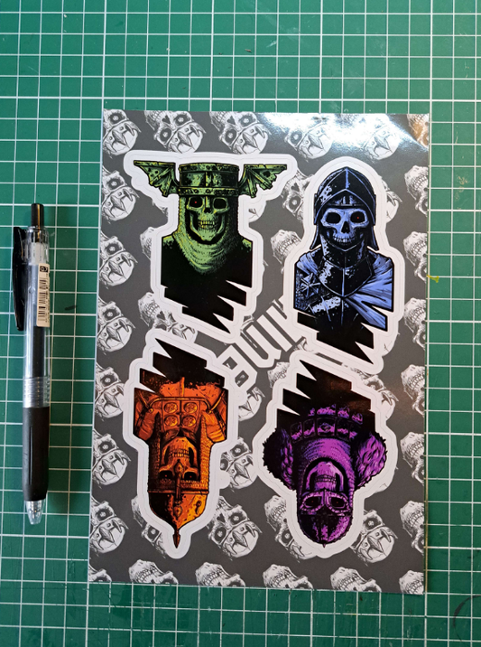 Death Knight quartet sticker sheet