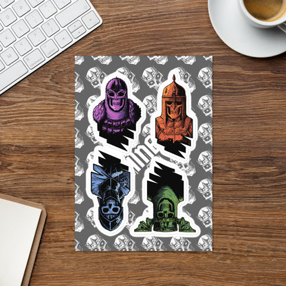 Death Knight quartet sticker sheet